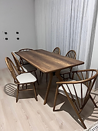 DEMET MASA TAKIM - AHŞAP ADA AMERİCAN SANDALYE