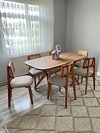 VALENTİNO 80*130 MASA TAKIM - ZİON SANDALYE