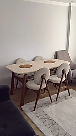 VALENTİNO 90*160 MASA TAKIM - ROZET SANDALYE