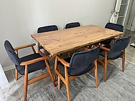 Buket Kütük Masa Takımı - Astra Sandalye