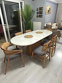 DEMET 90*200 MASA TAKIM - HASIRLI ZİON GAZEL SANDALYE