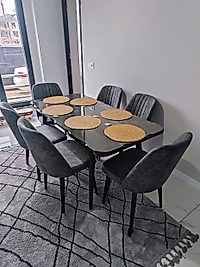 İroni Masa Takım-Defne Sandalye