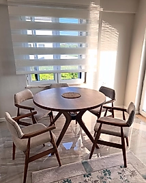 DEMET 120 LİK MASA TAKIM - ASTRA SANDALYE