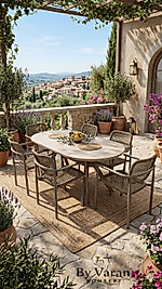 CİNATO BALKON TAKIM 90*180 GARDEN ALÜMİNYUM SANDALYE
