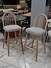AHŞAP ADA BAR SANDALYESİ