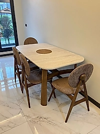 VALENTİNO 90*160 MASA TAKIM - ROZET SANDALYE