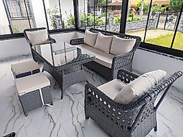 Dekor 7 Kişilik Raddan Oturma Grubu 80X140