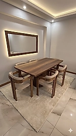 BAROK MASA TAKIM 90*180 AHŞAP T SANDALHYE