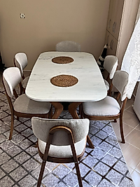 VALENTİNO MASA TAKIM 90*160 AHŞAP LONDRA SANDALYE