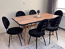 Buket Kütük Masa Takımı - Ahtapot Sandalye