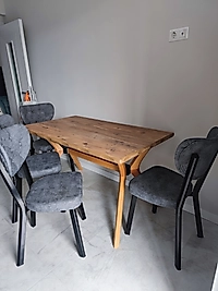 Buket Kütük Masa Takımı - Nil Sandalye