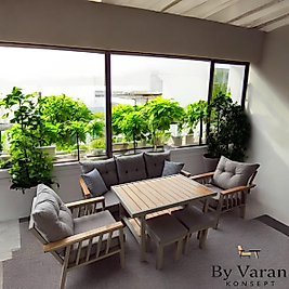 ELSİDA CAPPUCİNO BALKON TAKIM