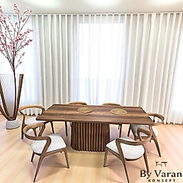 RAVEN MASA TAKIM SABİT  90*200 AHŞAP AKREP SANDALYE