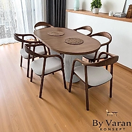 BOHEM MASA TAKIM 90*160 AHŞAP YILAN SANDALYE